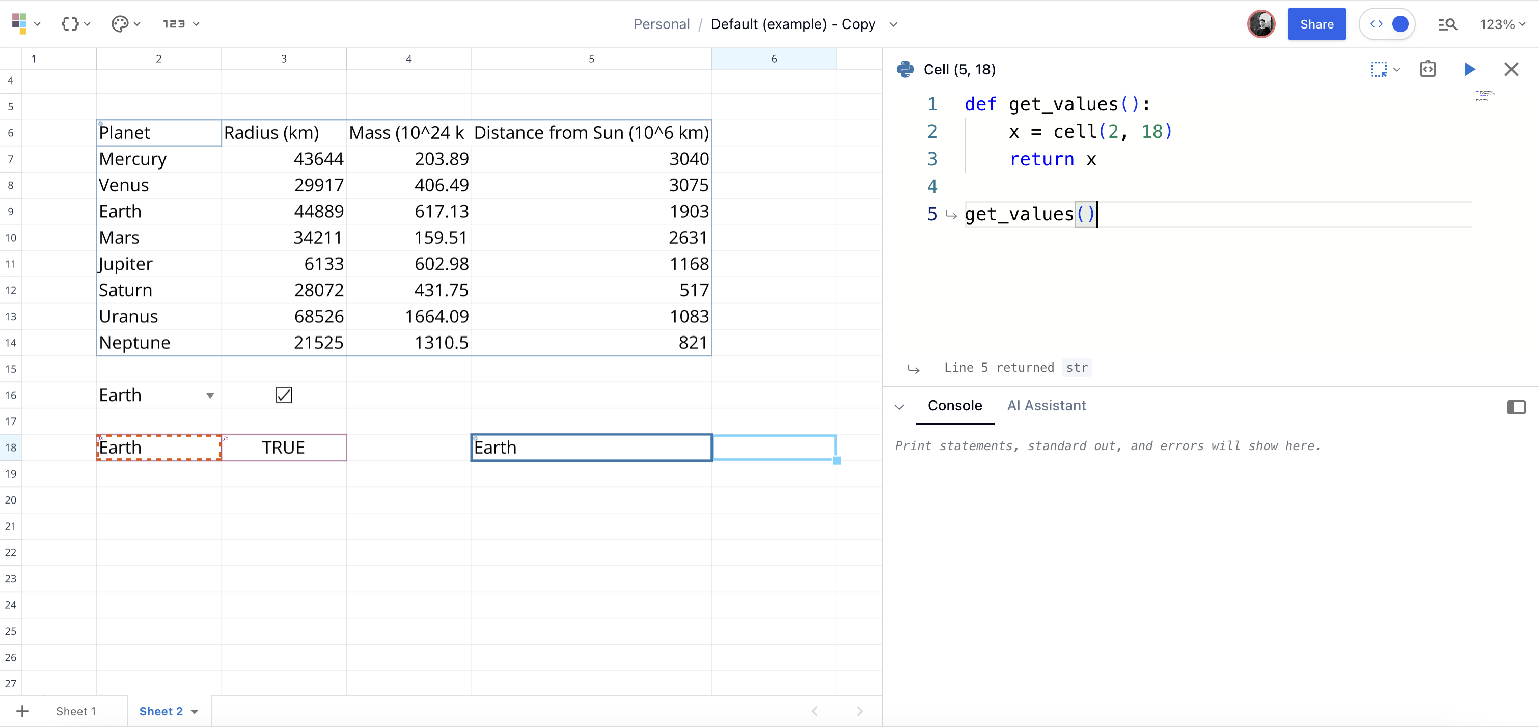 Functions and classes in Python